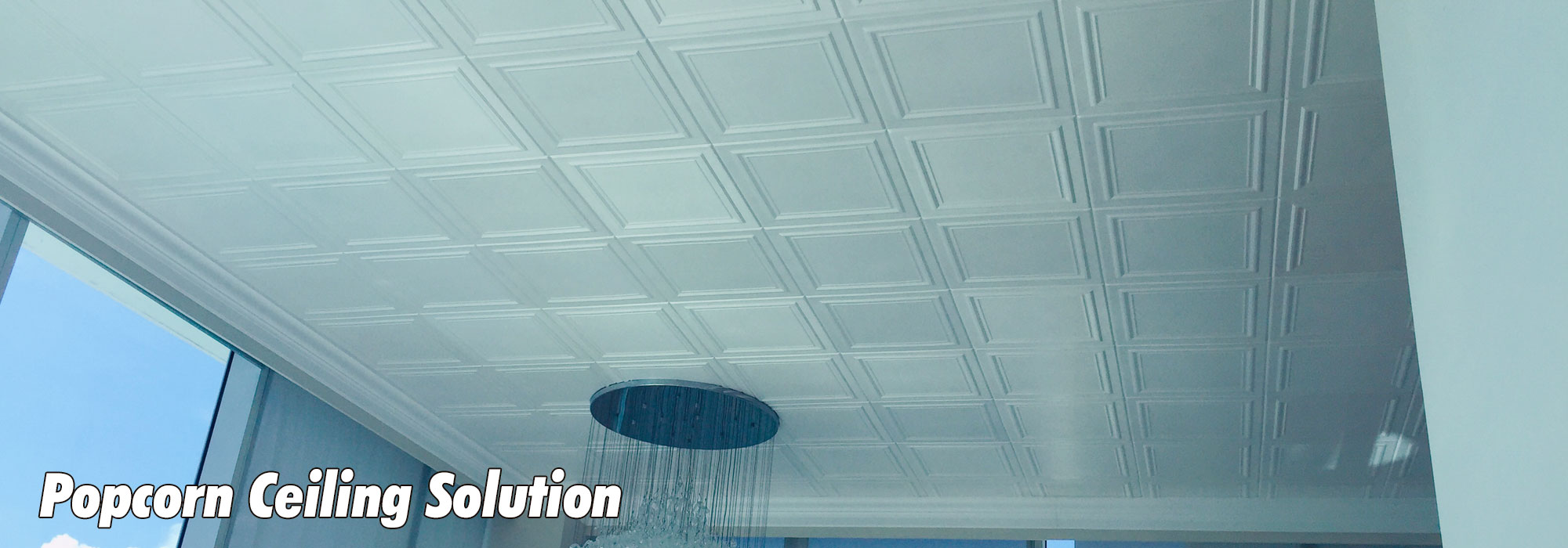 Popcorn Ceiling Solution